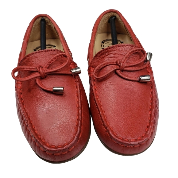 Driver Club USA | NIB Nantucket 2 Red Everest Preppy Leather Loafers Girl's 11 - Picture 5 of 14